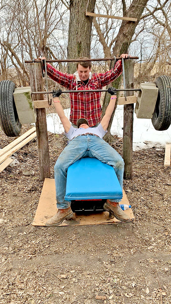 Koopmans bench presses
